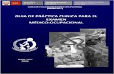 Guía de Práctica Clínica para el Exámen Médico Ocupacional
