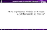 Los organismos Públicos de Acceso a la Información en México / Christian Laris Cutiño - INAI