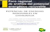 POTENCIAL DE ENERGIAS RENOVABLES EN CHIHUAHUA
