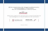 Informe sobre el Ecosistema de Emprendimiento, Tecnología y Turismo  de la Comunitat Valenciana
