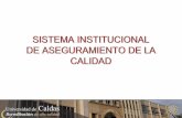 SISTEMA INSTITUCIONAL DE ASEGURAMIENTO DE LA CALIDAD ...