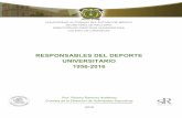 RESPONSABLES DEL DEPORTE UNIVERSITARIO 1956-2016