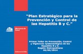 “Plan Estratégico para la Prevención y Control de las Hepatitis B y C.”