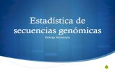 Estadística de secuencias genómicas