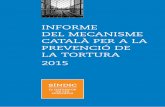 informe del mecanisme català per a la prevenció de la tortura 2015