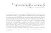 La dimensión internacional de la sociología española por Mª ...