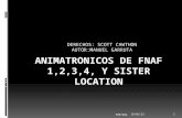 Animatronicos de FNAF 1,2,3,4,5 y sister location