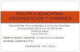 ETAPA  DEL ESTADO DE BIENESTAR SOCIAL ARGENTINA (educación y peronismo)