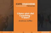 Vivir del coaching - y bien. EXPOCOACHING 2017, MADRID