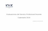 Calendario Profesionalización Docente 2015