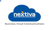 Nextiva Sales Presentation 2015 (1)