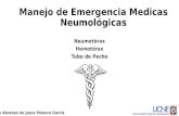 Manejo de emergencias neumologicas (neumotorax, hemotorax y tubo de pecho)