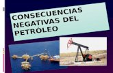 Consecuencias negativas del petróleo