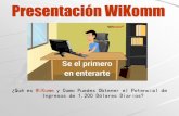 Presentación WiKomm, Ganancias Comparidas