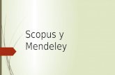 Scopus y mendeley