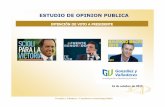 González y Valladares: Encuesta sobre intención de voto a presidente