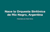 Born Black River Symphony Orchestra, Argentina