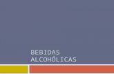 Bebidas alcoh³licas
