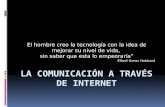 La comunicación a través de Internet