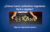 Cómo hacer poliedros regulares fácil y rápido