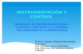 Definiciones instrumentaciòn y control