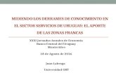 Midiendo los derrames de conocimiento en el sector servicios de uruguay