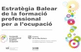 Estratègia Balear de la Formació Professional per a l'Ocupació