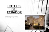 Hoteles del ecuador