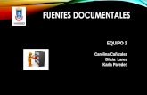Fuentes Documentales - Equipo 2