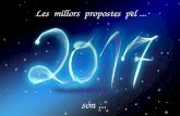 Les  millors  propostes  pel 2017