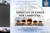 Exposicion: Servicios de carga por carretera