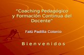 Coaching pedagógico y formación continua del docente