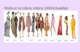 Moda en la cultura urbana 1930/Actualidad