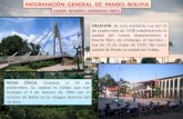 INFORMACIÓN GENERAL DE PANDO. BOLIVIA