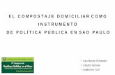 Home Composting as a Public Policy in Sao Paulo - Compostaje Domestico como Politica Publica en Sao Paulo