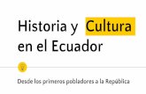 Historia y Cultura del ecuador