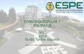 Economía Popular y Solidaria - Foro 1 - Guido Tunala - ESPE