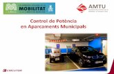 Control de la potència en aparcaments municipals
