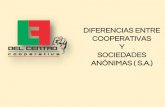Diferencias entre Cooperativa y S.A.