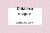 Didáctica Magna Capítulos VI-X