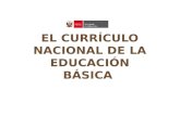 Currículo Nacional de la Educación Básica.