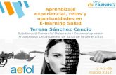 Modelo formativo del Departament de Salut de la Generalitat de Catalunya: Aprendizaje experiencial, retos y oportunidades