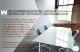 Presentacion REFORMAYAHORRA GROUP