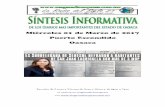 Sintesis informativa 01 de marzo 2017