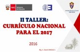 Curriculo  Nacional 2017 - Red 01 - UGEL 03