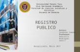 Presentación del Registro Público Sandimar Cedeño