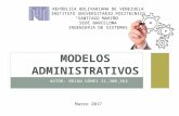 Modelos Administrativos BRIAN GOMEZ