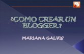 Como Crear Un Blogger ?