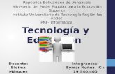Tecnología y Educación en Venezuela