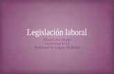 Legislación Laboral Aplicada